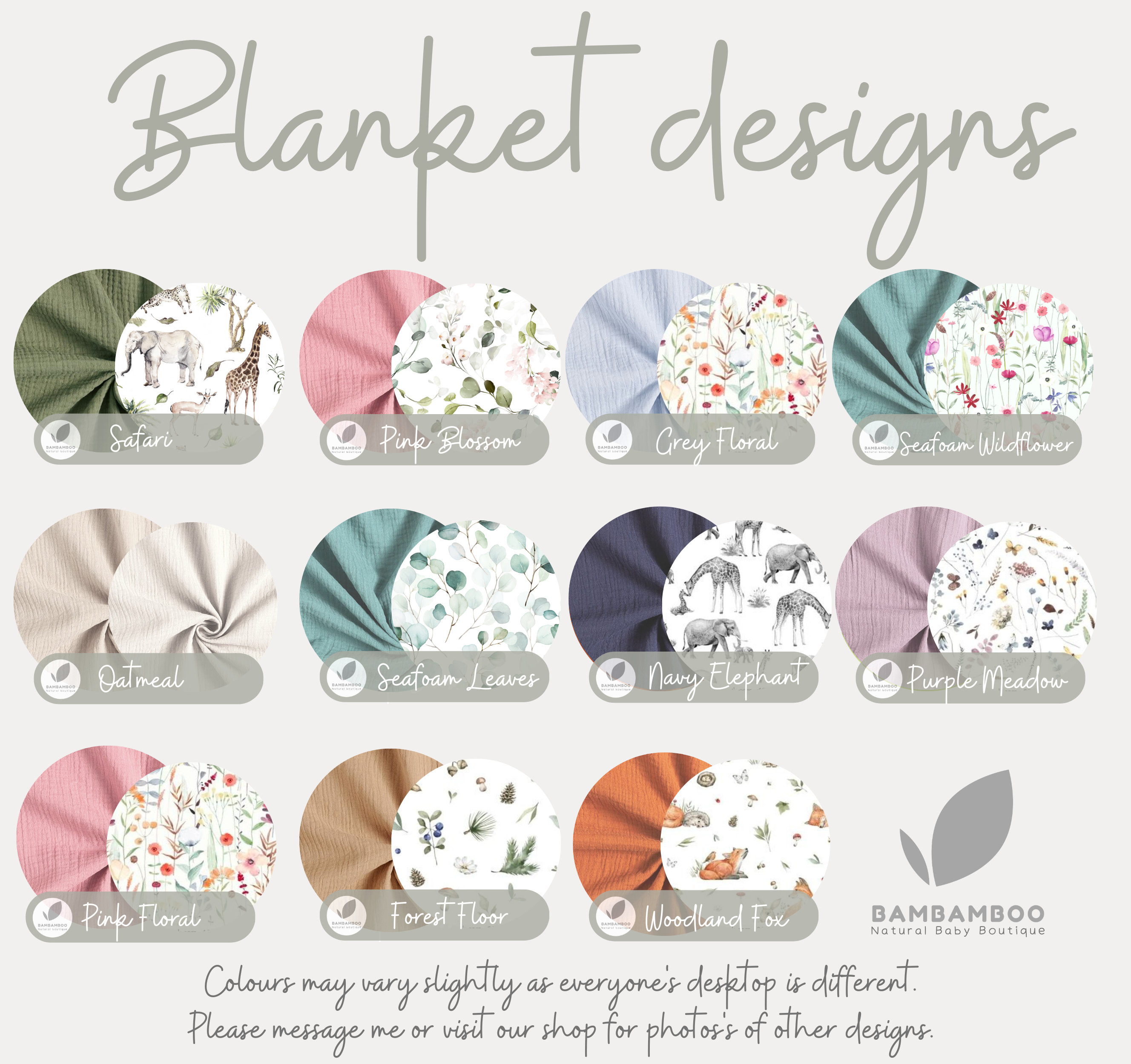 Wildflower Baby blanket, Personalized Organic Muslin Swaddle Blanket, Floral New Baby Girl Gift