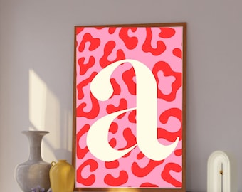 Pink Cheetah Print Wallpaper, Cute Animal Print Pink Preppy Wall Decor –  Literally Pretty