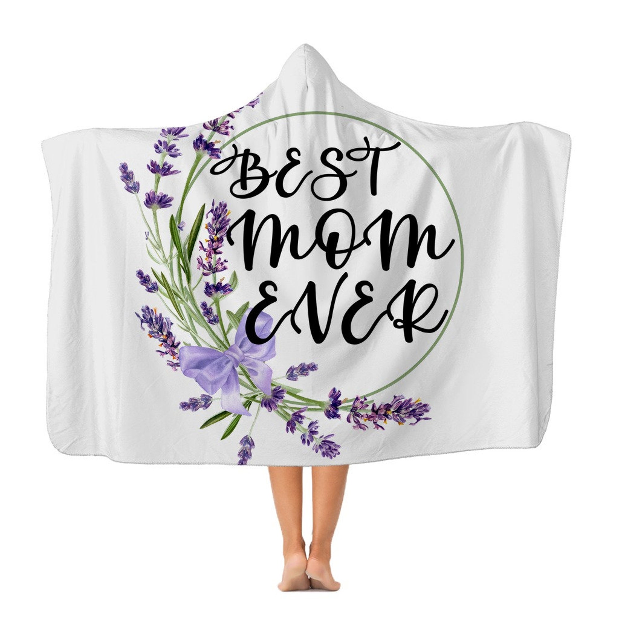 Discover Best Mom Ever Premium Adult Hooded Blanket