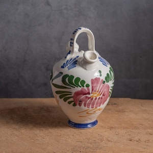 Vintage decorative Porcelain Jug Spanish Decoration Handpainted Handmade Souvenir Housewarming gift