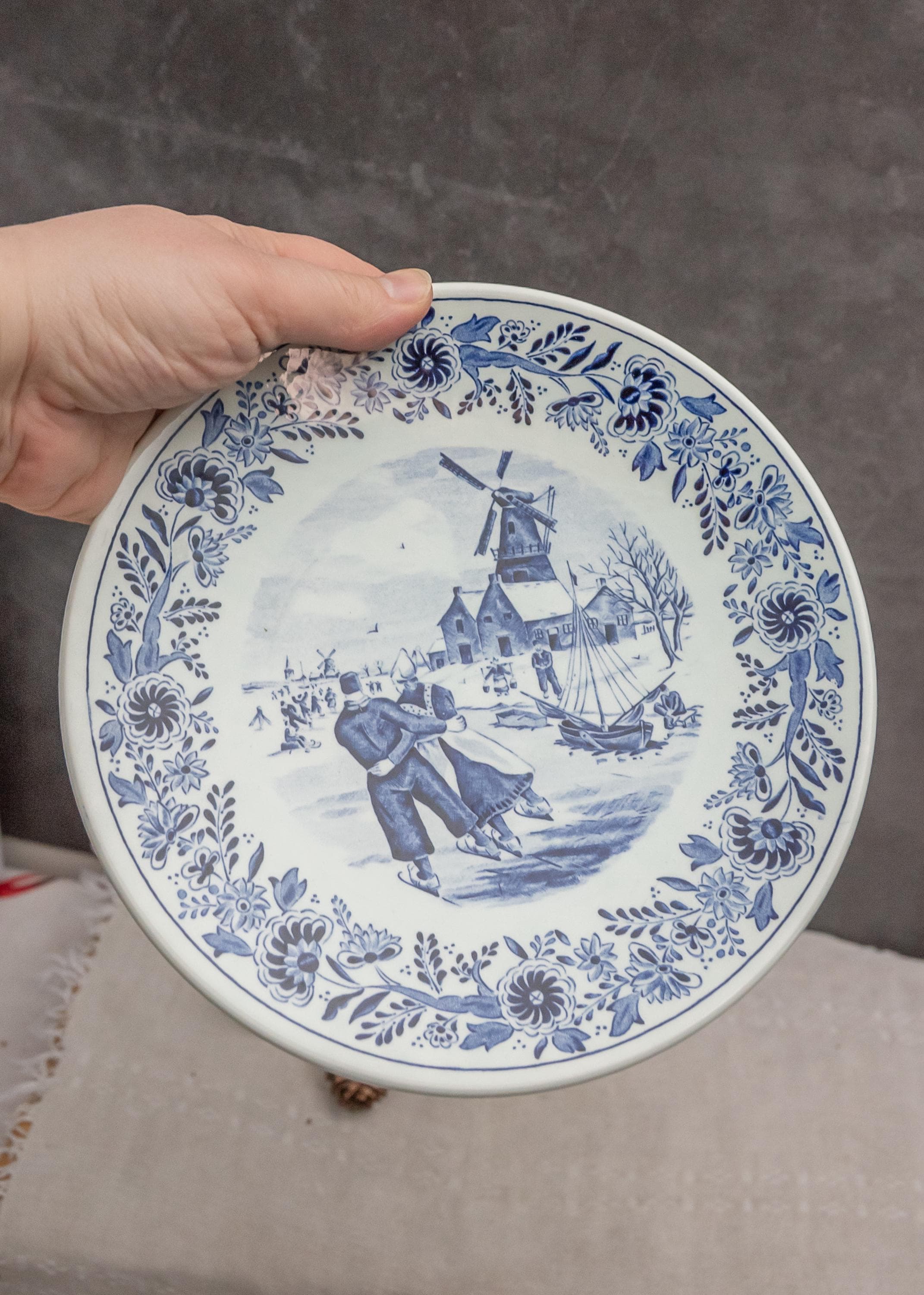 Antique royal delft tile - Etsy 日本
