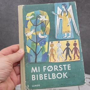 NORWEGIAN Book Children&#39;s book My First Bible - Min første bibelbok 1964 Per Chr. Øiestad