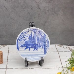 Porsgrund Norwegen Fuchs Teller: Fauna Norvegica Limited Edition