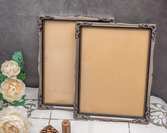 * vintage frame ୨୧ リボン飾り ヴィンテージフレーム Amazon.com - CISOO Vintage 5x7 Picture Frame Antique Photo