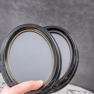 Set of 2 Vintage Oval Frames Jyden Danish Mid Century Memories Table Wall Decor Scandinavian Oval Photo Frame Denmark 20 x 15 cm 7 X 5 inch