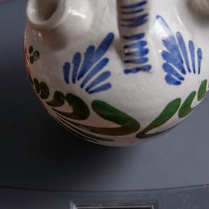 Vintage decorative Porcelain Jug Spanish Decoration Handpainted Handmade Souvenir Housewarming gift