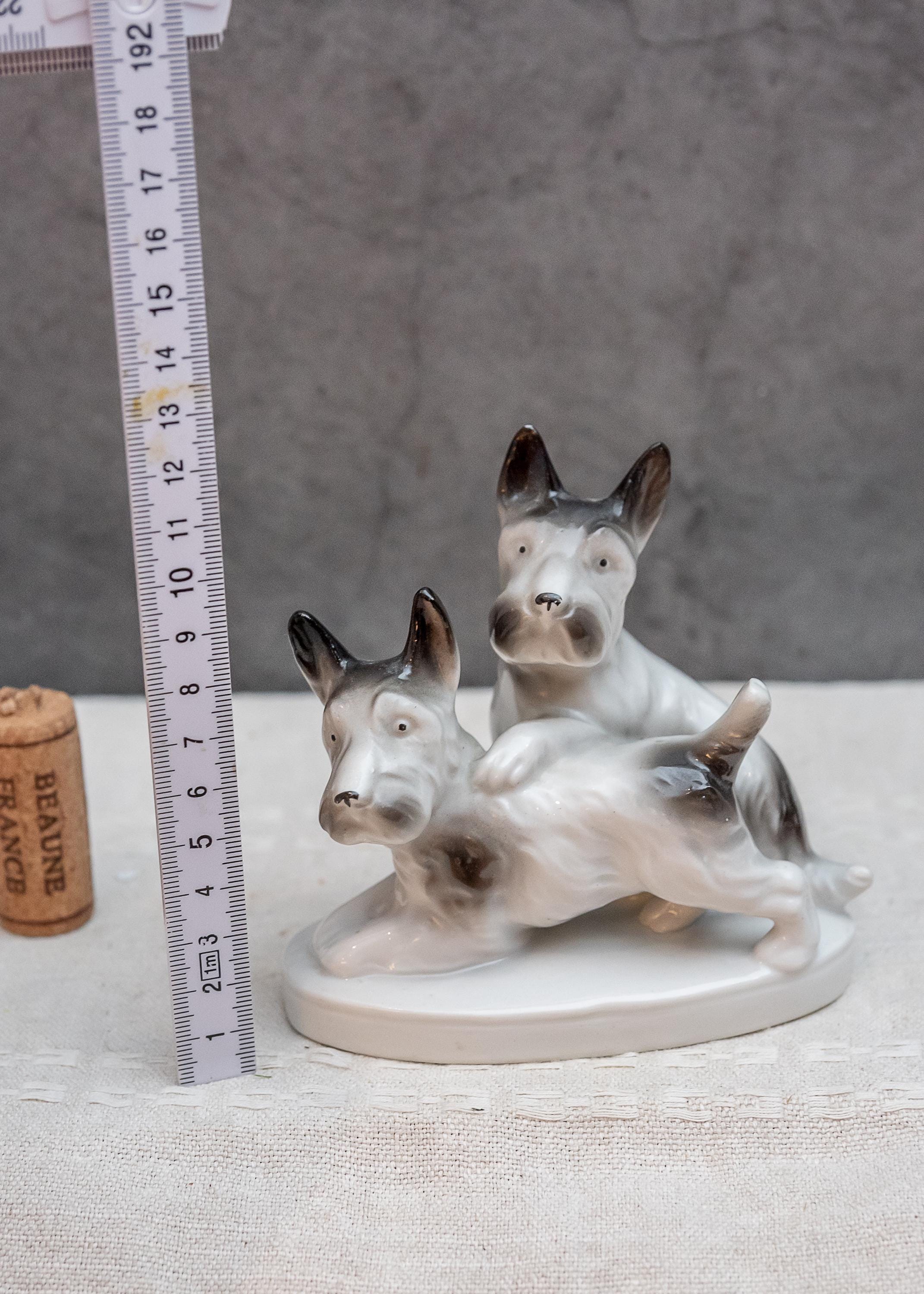 Buy Vintage Terrier Dog Figurine Miniature Dog Figure