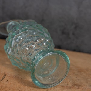 Vintage Grape Glass Decanter Small Made in Italy Veteria Etrusca Bubble Design Decanter Water Pitcher