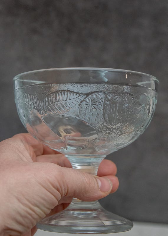 Coupe à fruits ou plat de service en verre italien de Murano