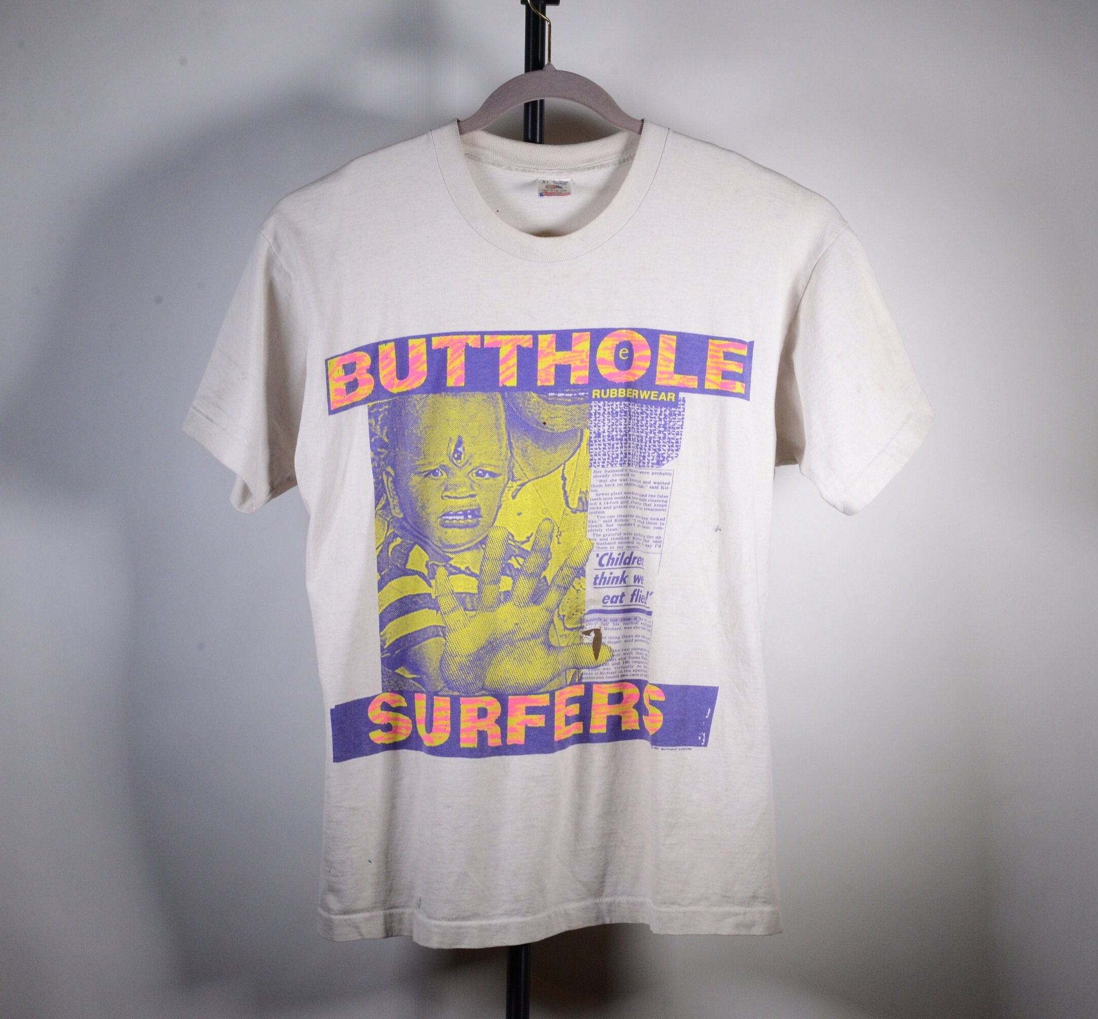 RARE Butthole Surfers 1993 Tour Shirt, Don Rock Tee, 90s XL - Etsy