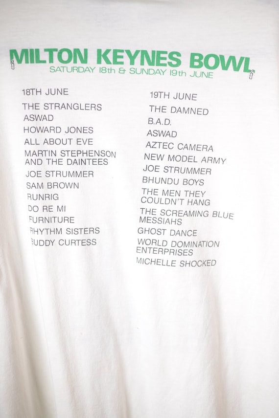VTG 80's Festival Shirt /  Amnesty International … - image 1