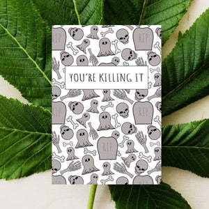 Congratulations | Halloween | Killing It | Greeting Card | Digital Download