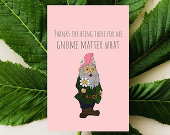 Birthday | Anniversary | Mother’s Day Card | Cute and Funny Gnome Greeting Card | Digital Download