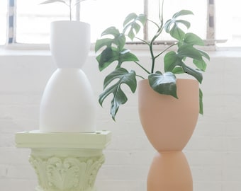 6" Indoor/outdoor Planter | Double Sided Plant Pot