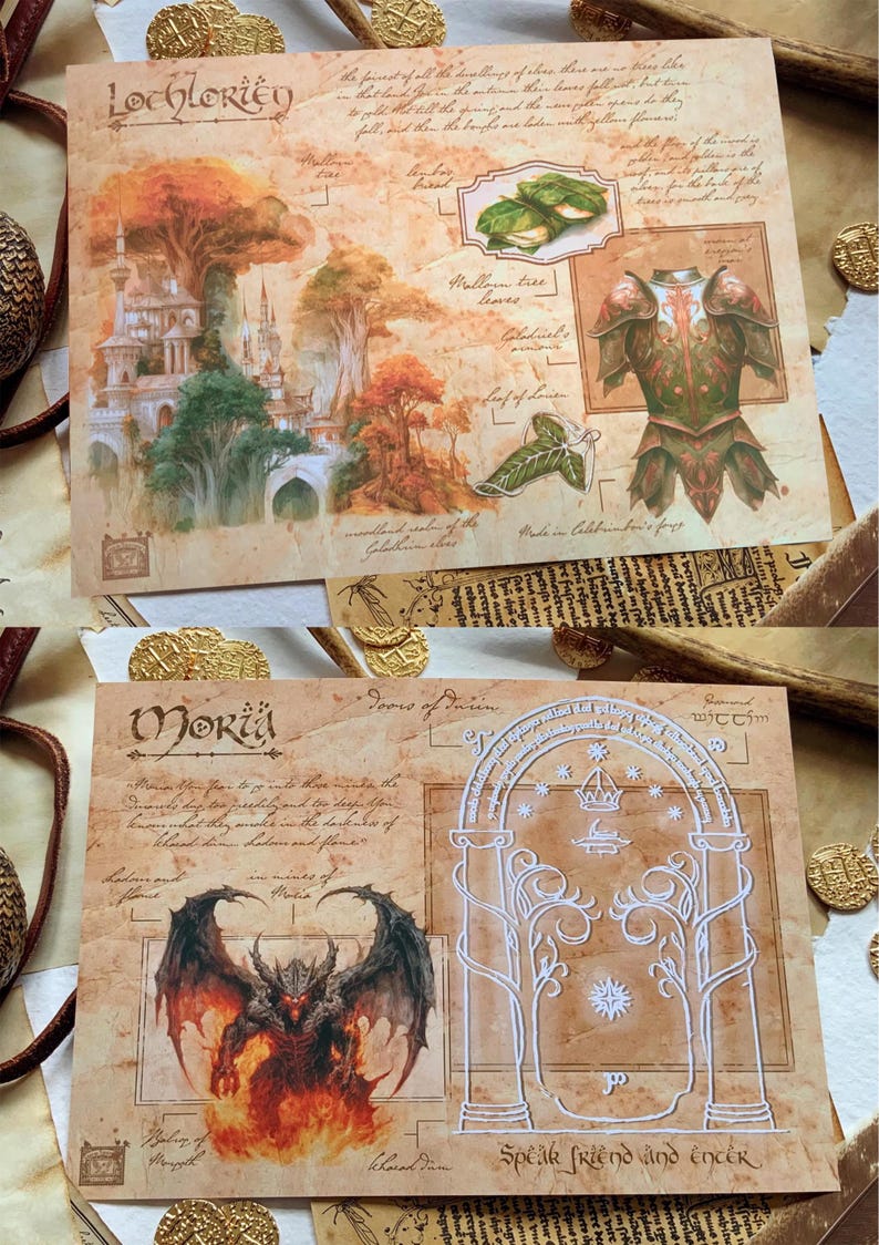 LOTR Locations Artwork Prints image 3