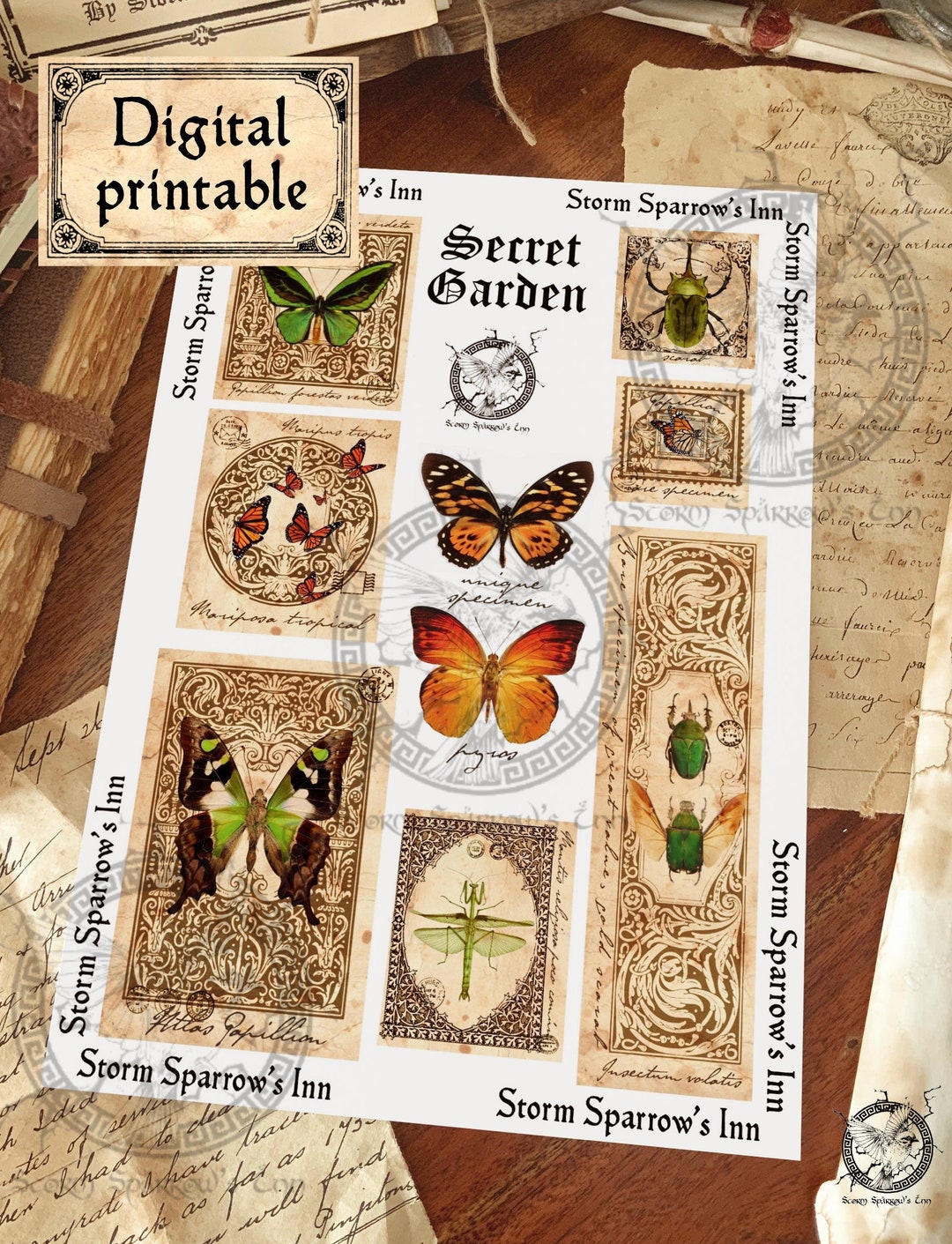 Secret Garden Printable - Etsy