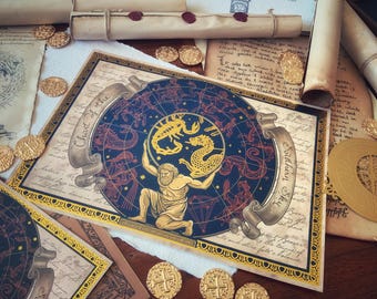 Medieval Astronomy Print
