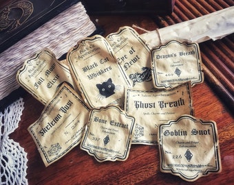 Witchy Potion Labels Bundle