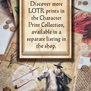LOTR Locations Artwork Prints image 9