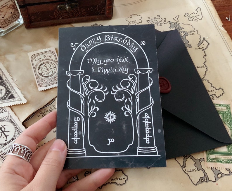 lotr-moria-door-birthday-card-etsy