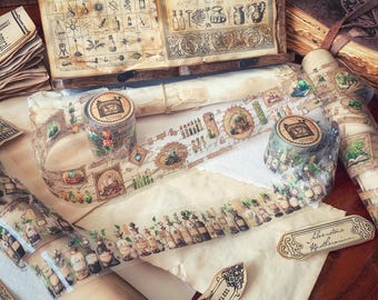 Apothecary PET Washi Tapes
