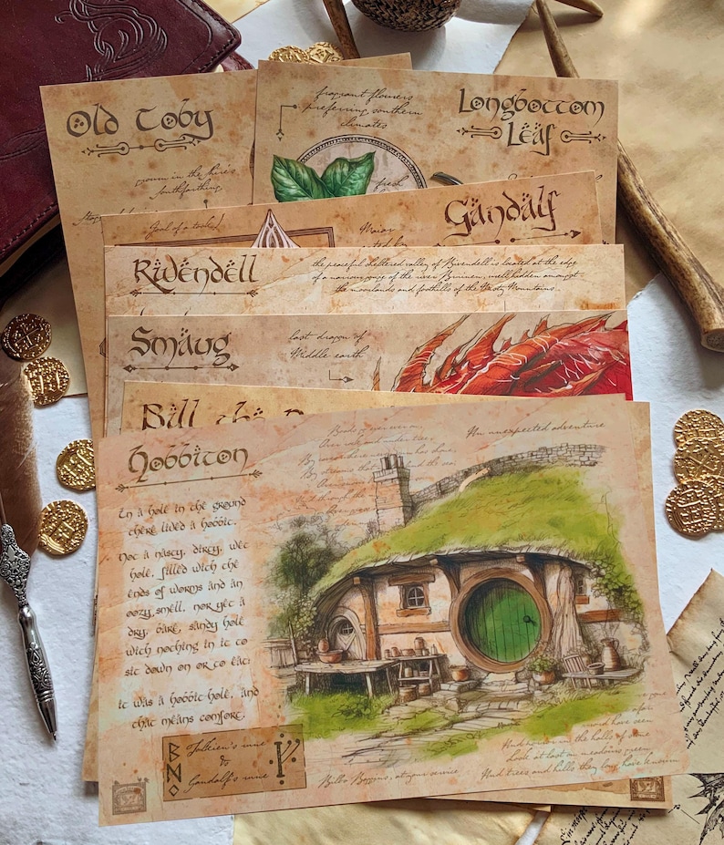 Lord of the rings prints concept art of locations