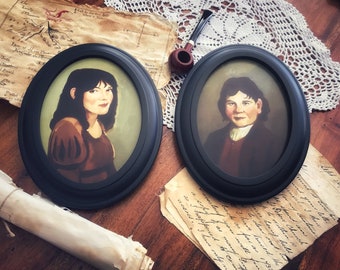 Bilbo's Parents Framed Portrait Prints