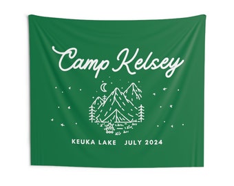 CUSTOM -- Retro Summer Camp Banner