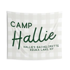 Custom - Summer Camp Tapestry Banner