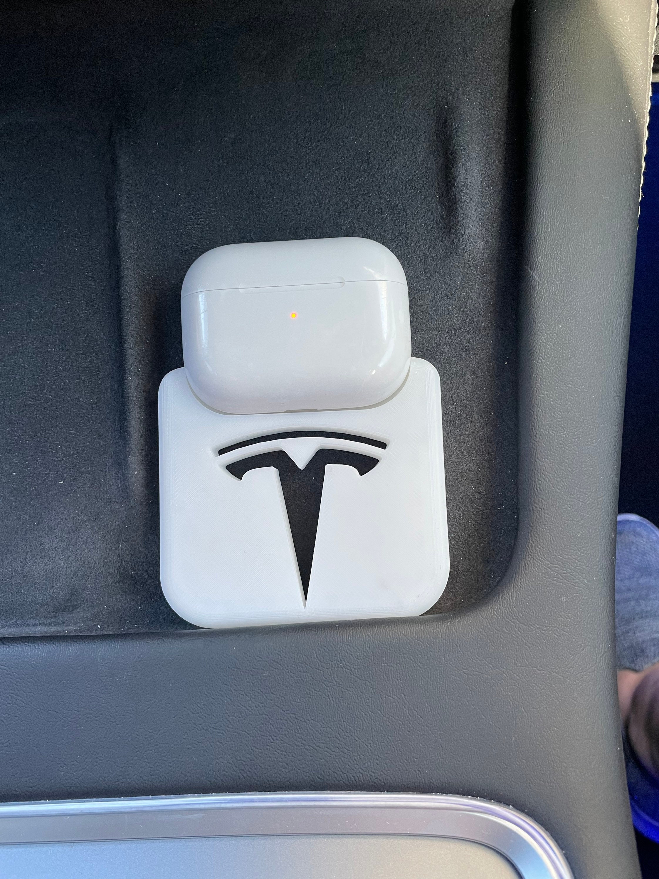 Tesla Wireless Charging adapter for AirPod Pro, Tesla Model Y and