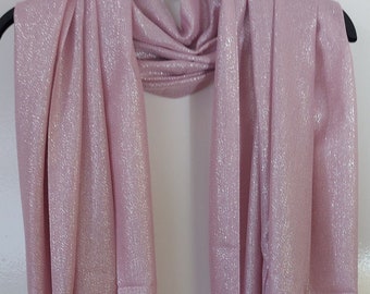 Bright Candy Pink Seasonal Shawl,Wedding-Party Shimmer Large Shrug,Bridal Glitter Soft Celebrate Cape,Bridesmaid Modern Wrap,Chic Prom Scarf