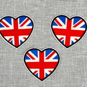 United Kingdom UK Union Jack Flag Embroidered British Flag National Iron-on Patch