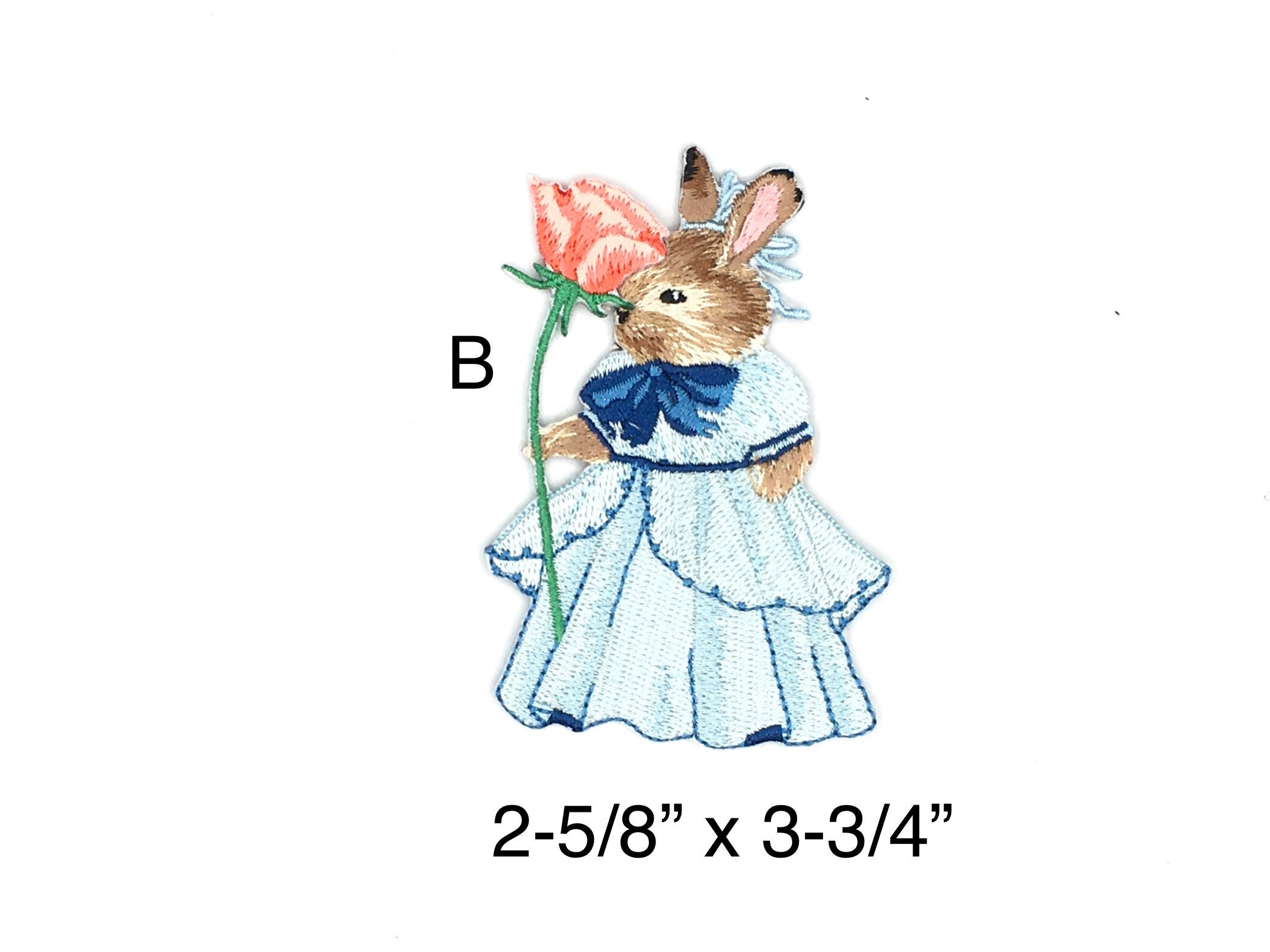 Peter Rabbit Applique Pattern Peter Rabbit Embroidered Iron on Decorative Patch Applique - Etsy