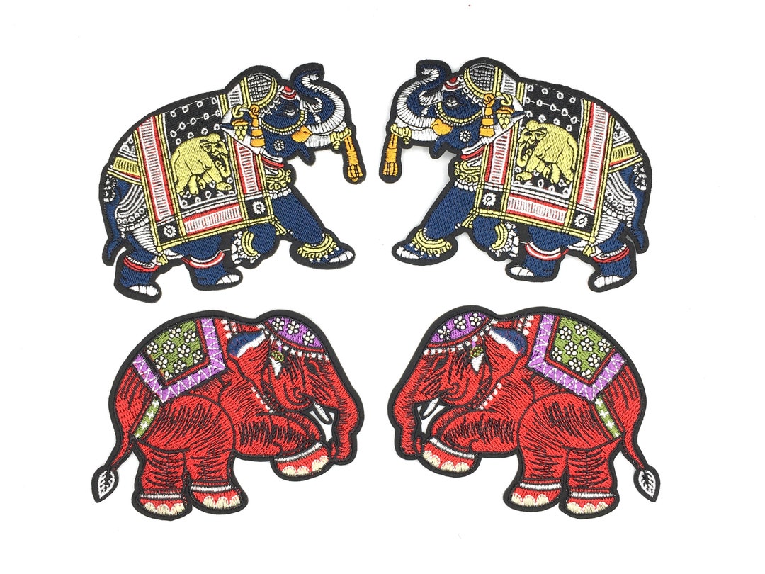 Alabama Football Elephant With Fedora Hat Mascot Blanket Stitch Applique In The Vintage Style Machine Embroidery Design By The Classic Applique - Foto 2