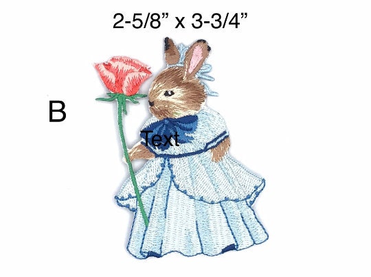 Petr Rabbit Applique Peter Rabbit Embroidered Iron on Decorative Patch Applique - Etsy