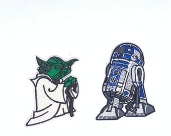 Robot Embroidery Iron On Applique Patch, Robot iron-on Patch