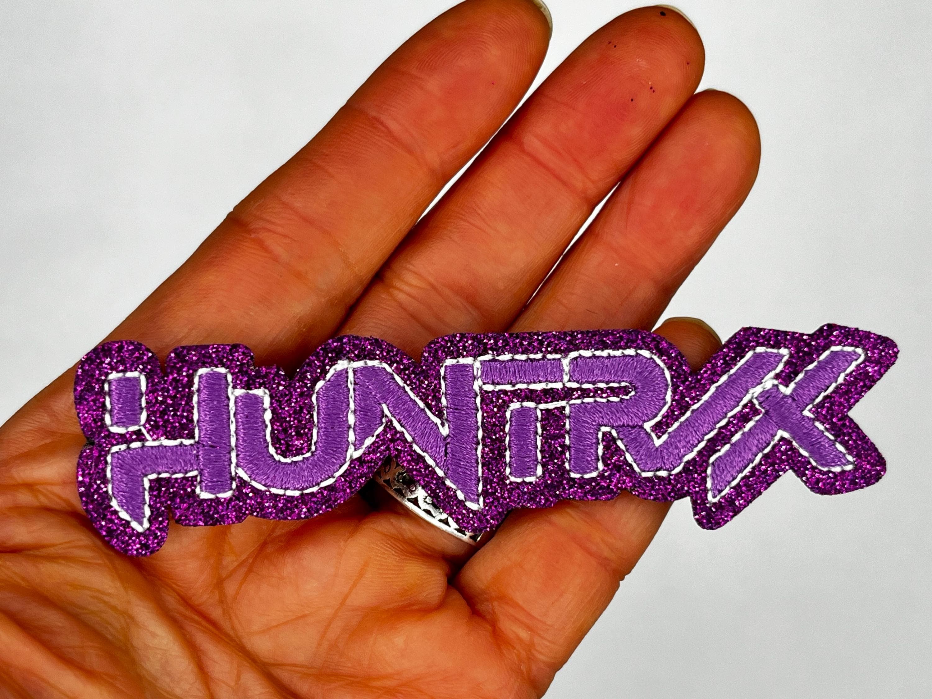 Huntrix Patch Kpop Demon Hunters Derby Tiger Huntrix Saja Boys Embroidered Iron on ...