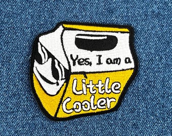 Yes I Am A Little Cooler Humorous Sassy Funny Embroidery Trucker Hat Patch
