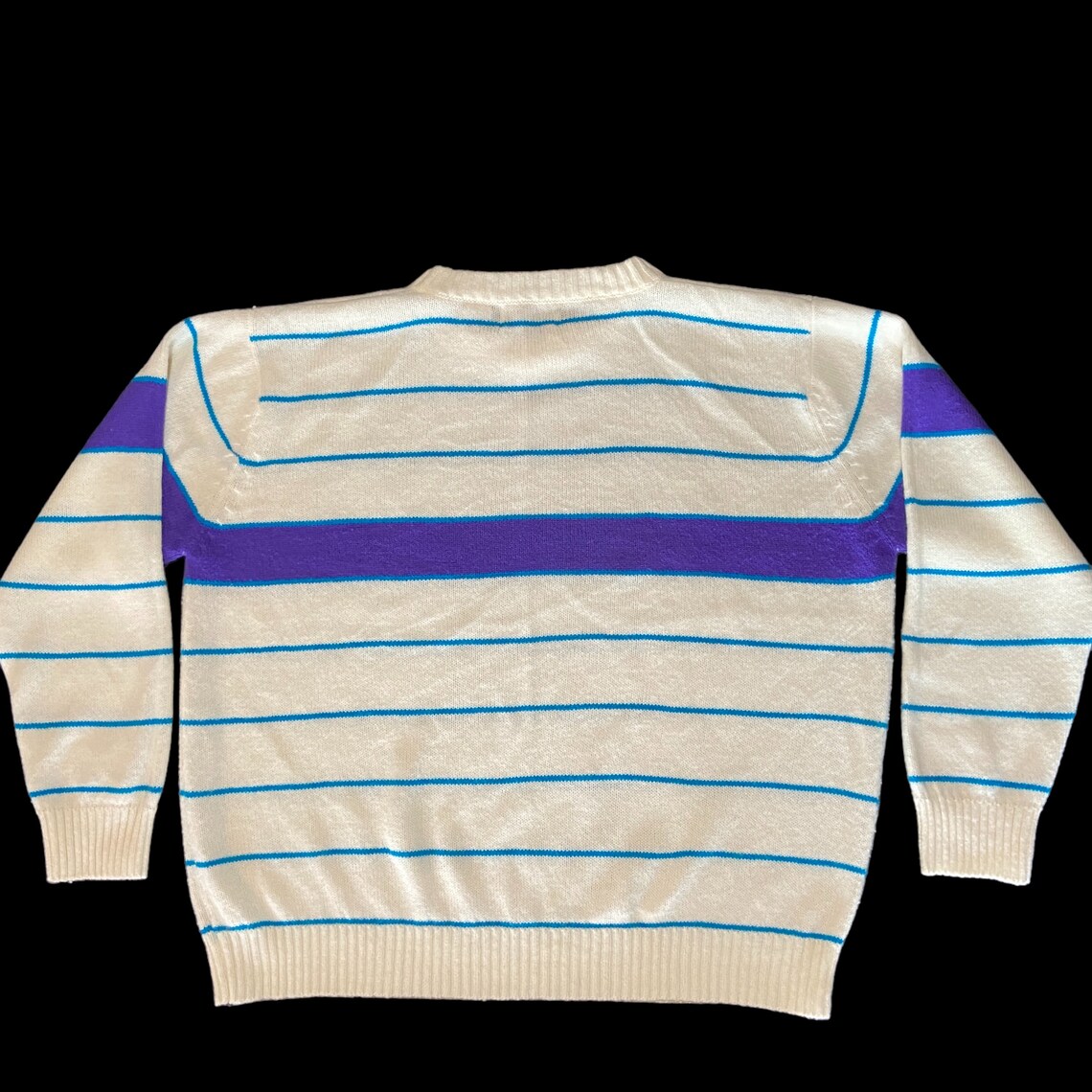 Willow Bay Striped T-shirt, Made in USA, Men's M size cotton burgundy type Vintage Second Hand