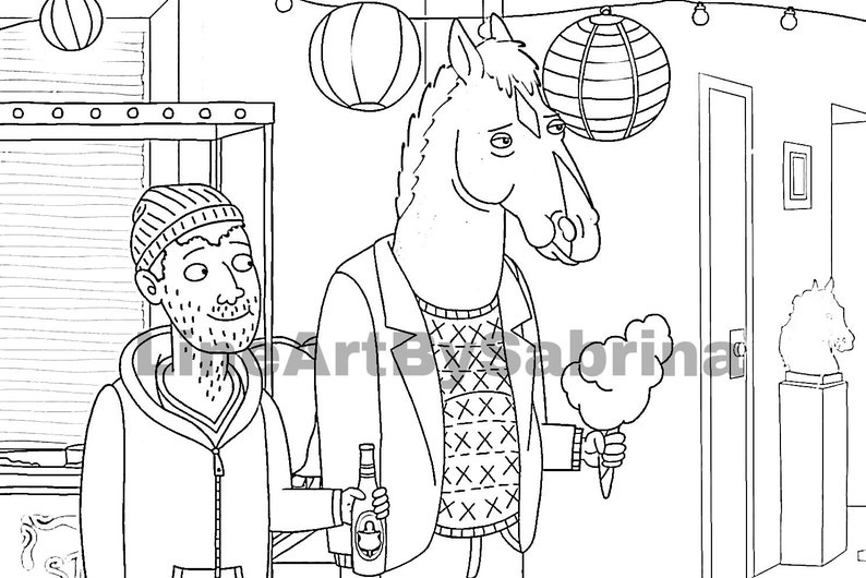 Bojack Horseman Coloring Sheets - Il 794xN.3703012426 Dn9n 