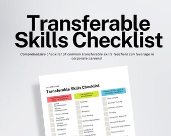 Transferable Skills Checklist