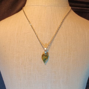 Indian Moss Agate (Heart Shape)