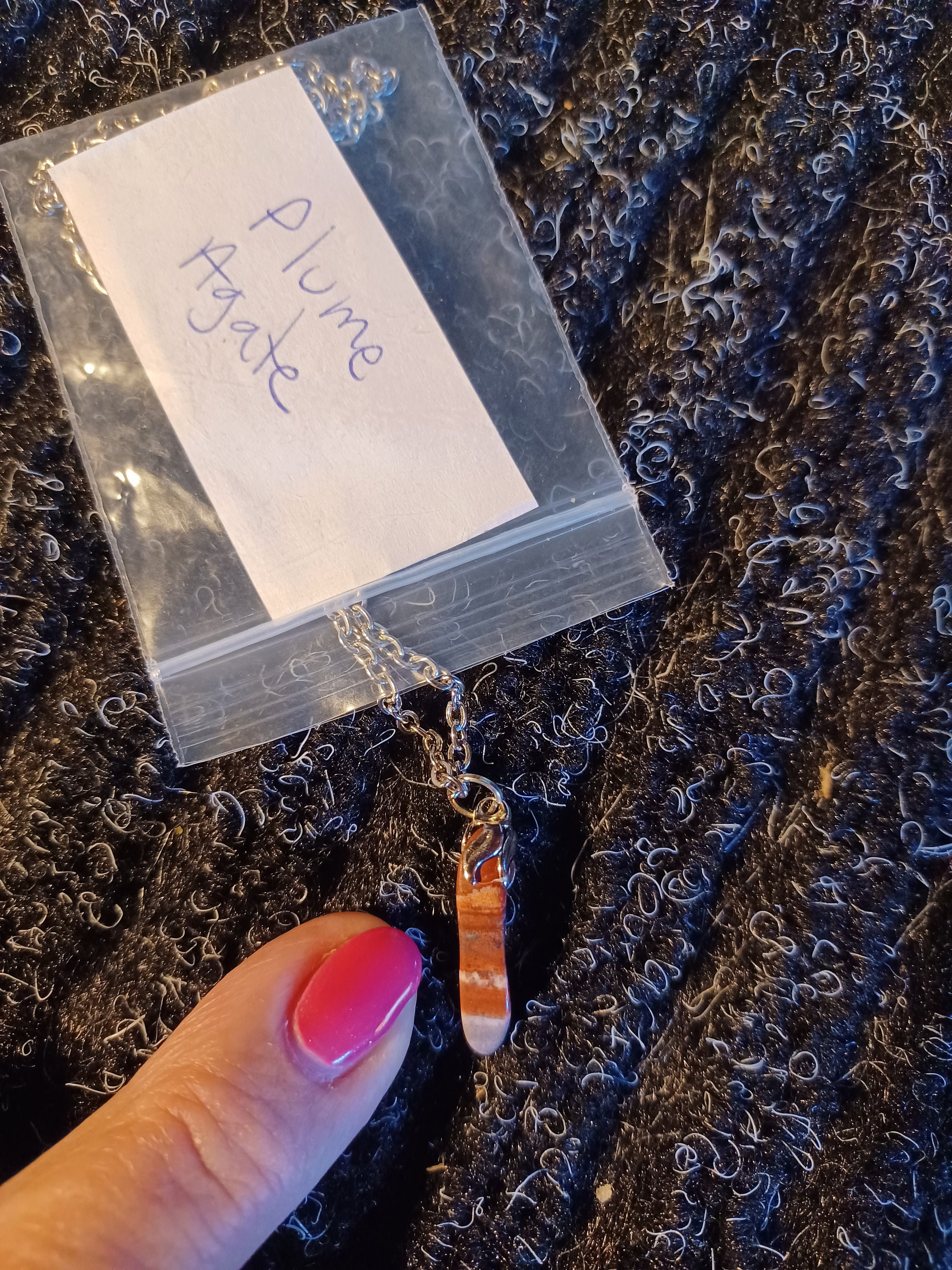 プルームアゲートペンダント - Etsy 日本