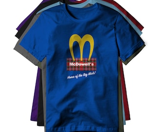 McDowell's Logo (Plaid) : Coming To America Movie, Classic Cotton Tee