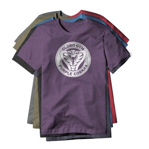 Globo Gym Purple Cobras Logo (White) : Dodgeball Movie, Cotton/Poly Blend Tee