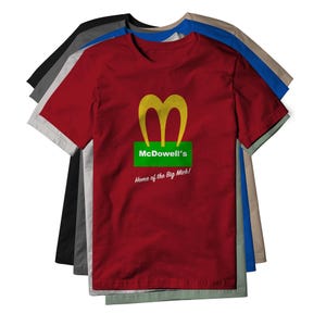 McDowell's Cotton Tee - Green - Coming To America T-Shirt