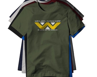 Weyland-Yutani Distressed Logo : Alien Movie, Classic Cotton Tee
