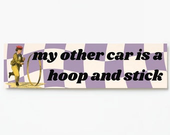 PRE-ORDER: Hoop and Stick Bumper Sticker