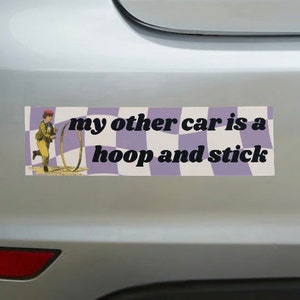 PRE-ORDER: Hoop and Stick Bumper Sticker image 2