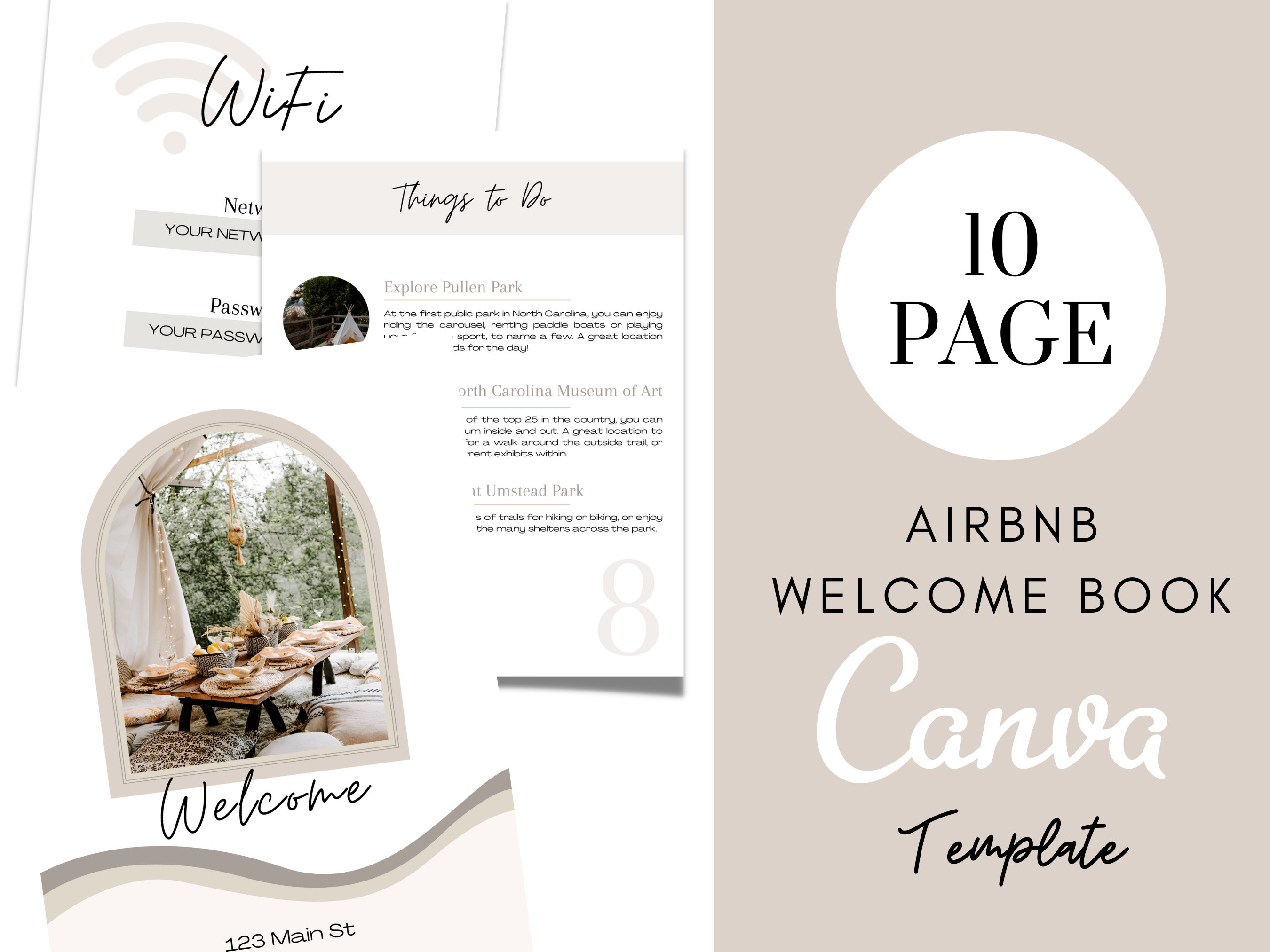 Customizable Vacation Rental Welcome Guide: Airbnb, VRBO, Holiday Home  Guest Book Template - Etsy